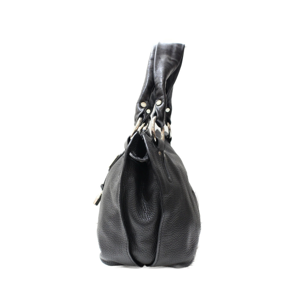 CELINE Bittersweet Shoulder Bag Leather Black Tote - Picture 2 of 9